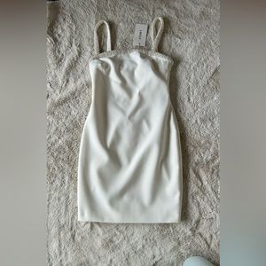 Likely White pearl trim mini dress size 4 NWT